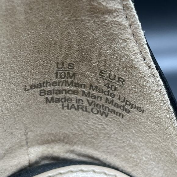 Sam Edelman Harlow womens black Leather Point Toe Ankle Strap heels size 10M - Picture 6 of 7